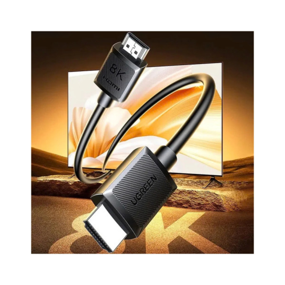 Кабель мультимедійний HDMI M to HDMI M 3.0m 8K60Hz 48Gbps black Ugreen (45433)