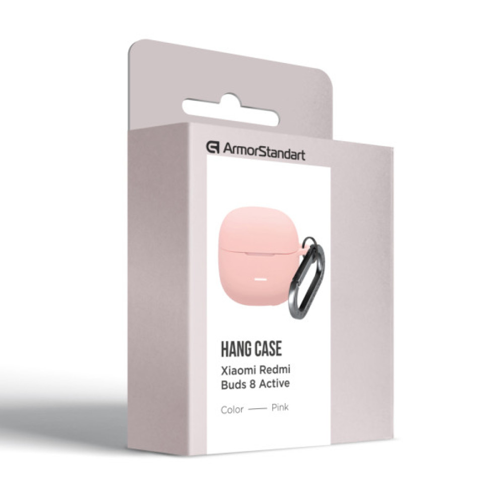 Чохол для навушників Armorstandart Hang Case For Xiaomi Redmi Buds 8 Active Pink (ARM91298)