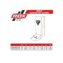 Захист гомілки і стопи RDX Neoprene Shin Instep IMMAF-1 Red M (SGN-IMF-1R-M)