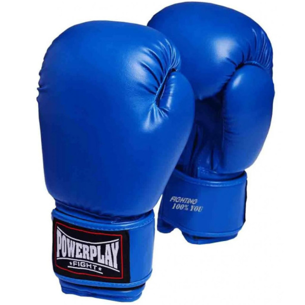 Боксерські рукавички PowerPlay 3004 14oz Blue (PP_3004_14oz_Blue)