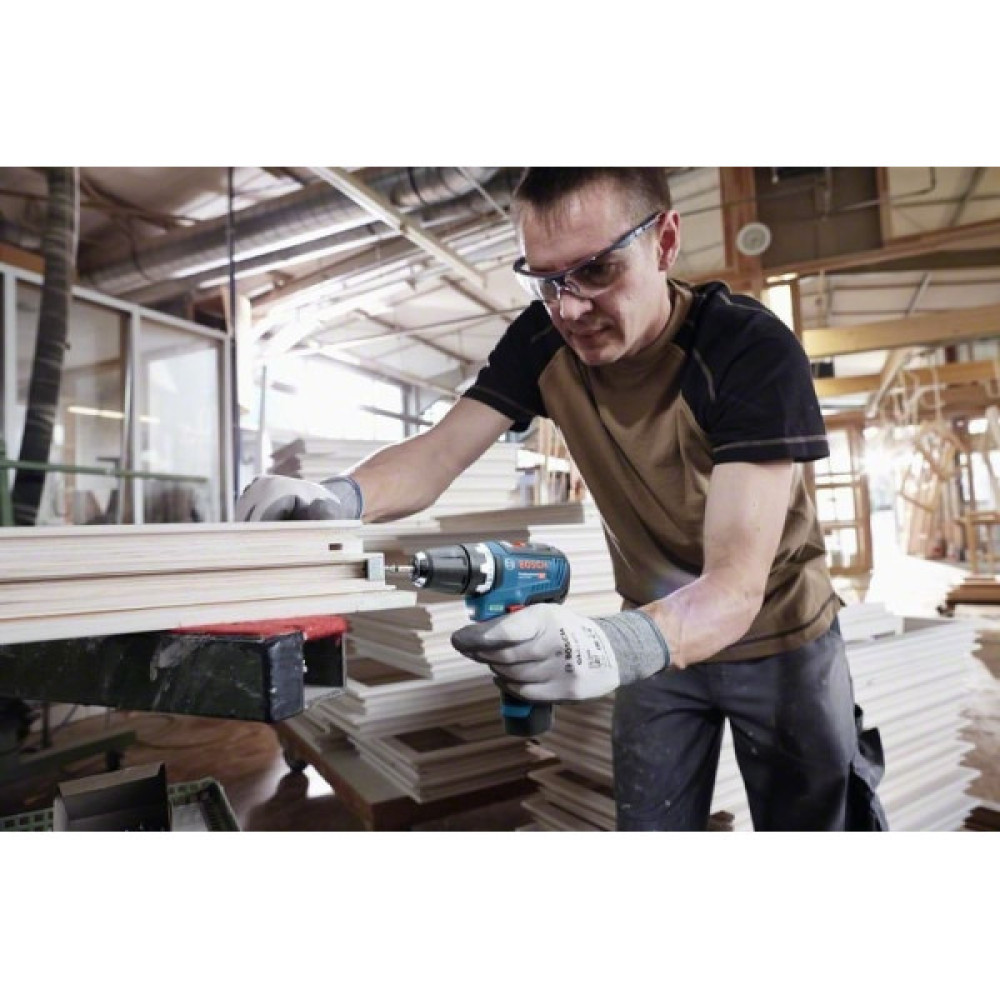 Шурупокрут-дриль акумуляторний Bosch Professional GSR 12V-35 безщітковий 12 2x3.0А·год 35Нм 460·1750об·хв 0.75кг AutoLock L-BOXX 102