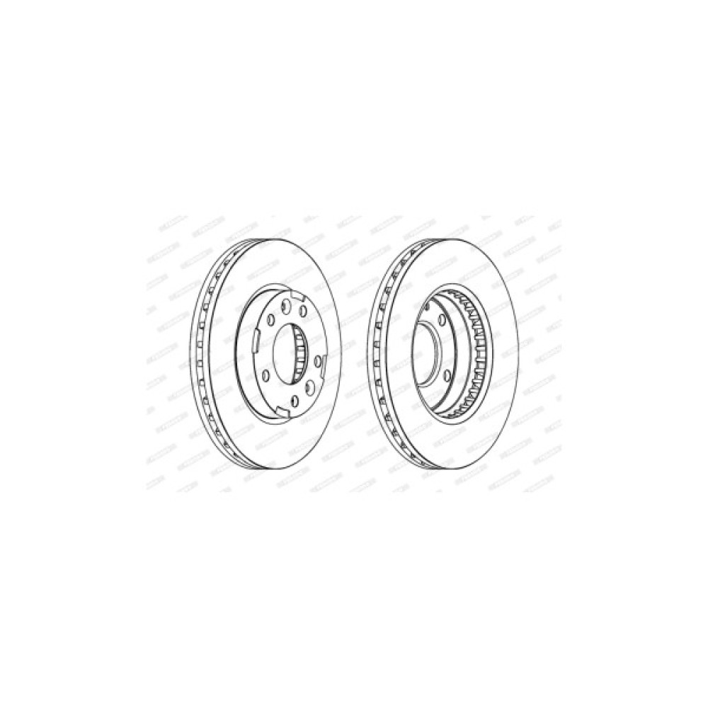 Гальмівний диск FERODO DDF1629