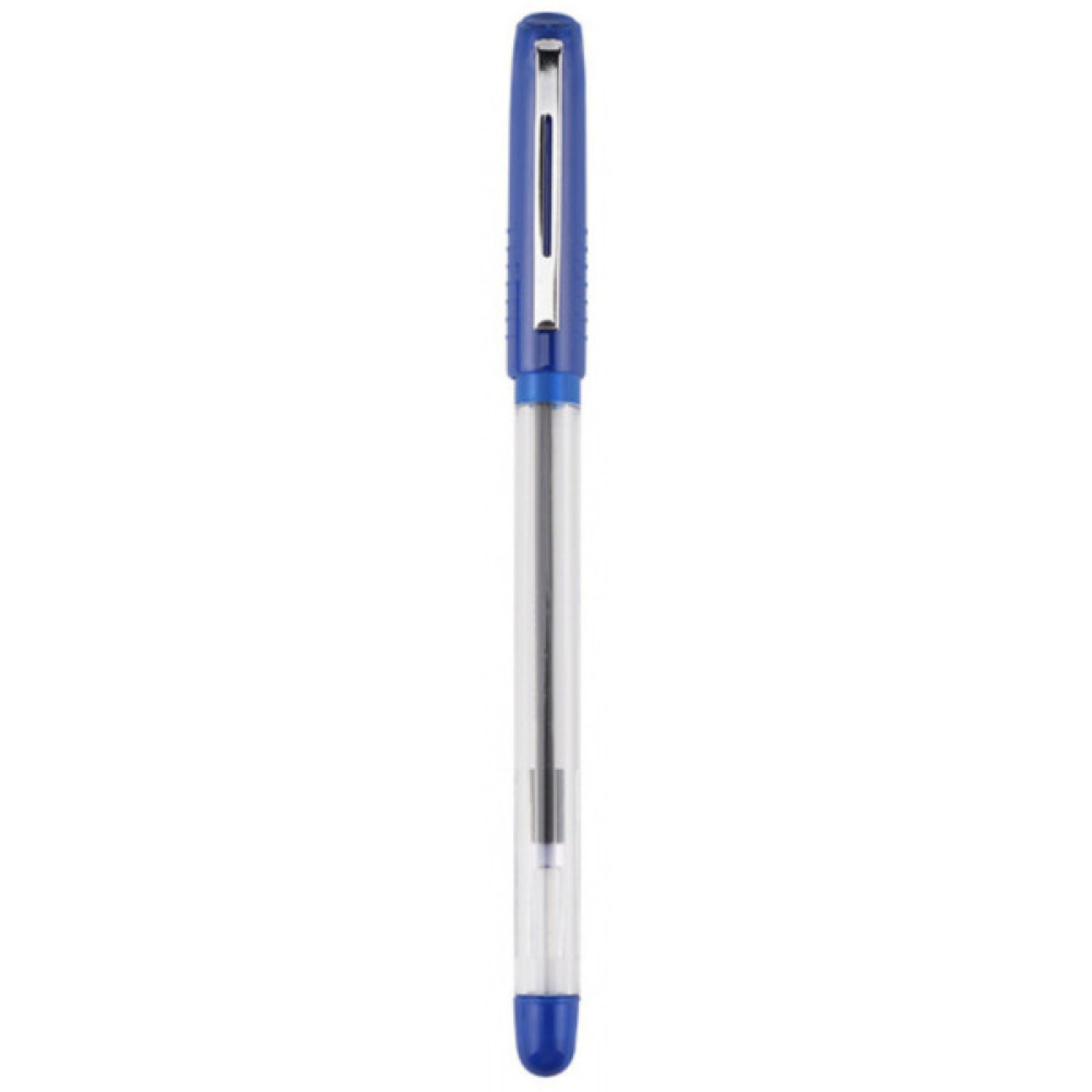Ручка масляна Baoke 0.7 мм, з грипом синя Elite (PEN-BAO-B30-BL)