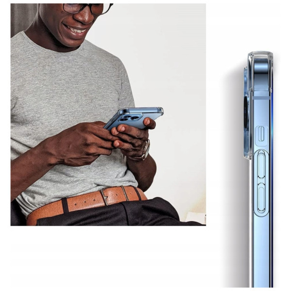 Чохол до мобільного телефона BeCover Anti-Shock Apple iPhone 13 Pro Clear (706981) Чохол до мобільного телефона BeCover Anti-Shock Apple iPhone 13 Pro Clear (706981)