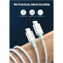 Дата кабель USB-C to USB-C 0.5m 3A 60W US264 white Ugreen (60517)