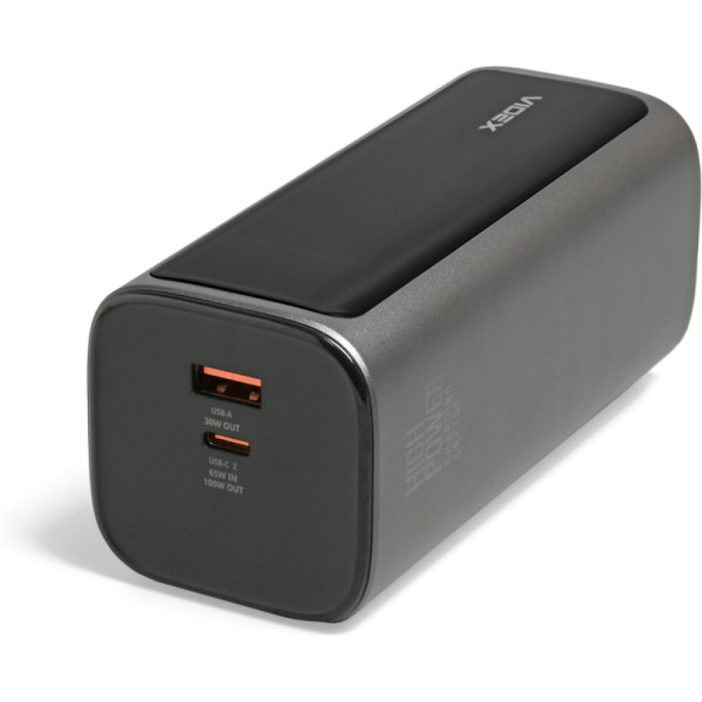 Батарея універсальна Videx 20000mAh 130W PD/100W TFT LCD Display (VPB-350-G)