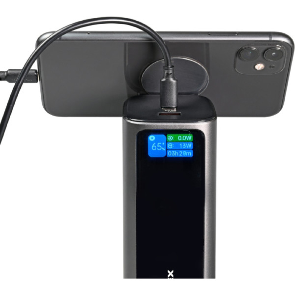 Батарея універсальна Videx 20000mAh 130W PD/100W TFT LCD Display (VPB-350-G)