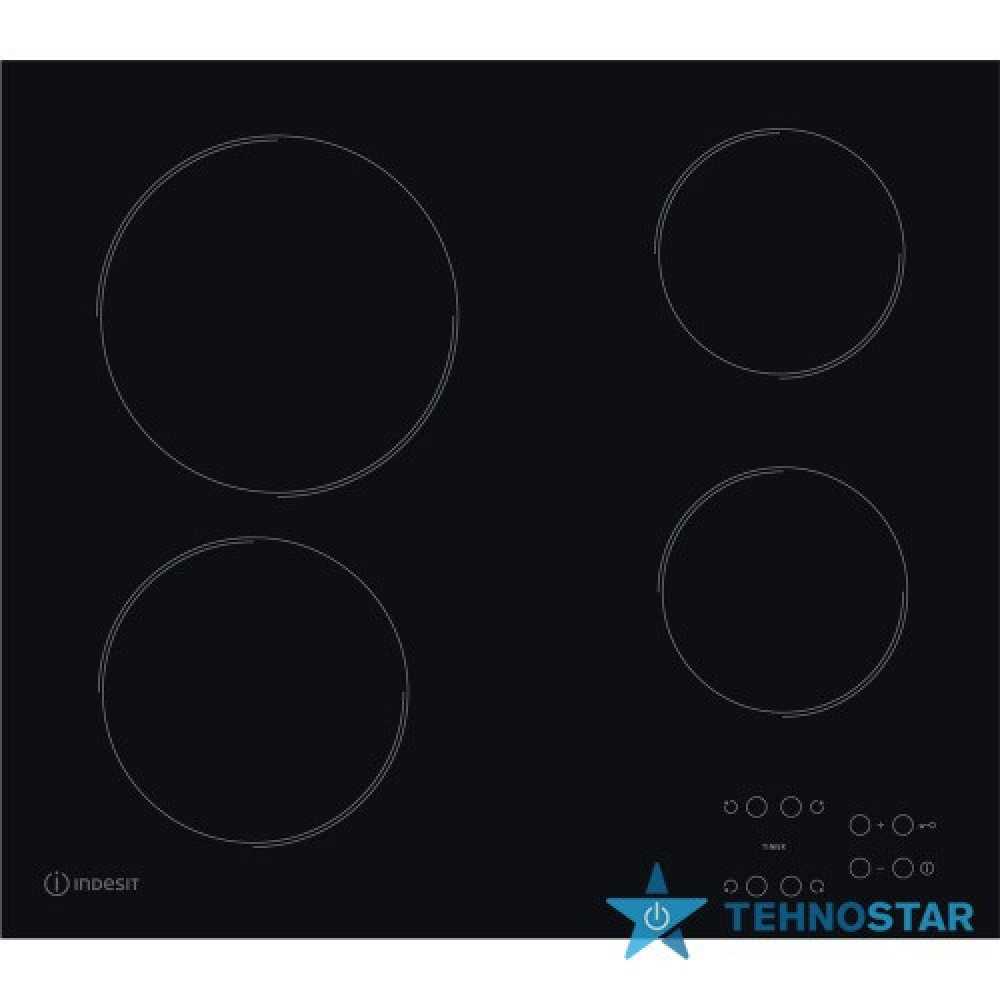 Варильна поверхня Indesit електрична склокерамічна, 60см, чорний