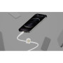 Кабель USB-C > Lightning заряджання/синхронізації Belkin 1м, Type-C, плетений, силіконовий, з ремінцем на магніті, білий