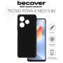 Чохол до мобільного телефона BeCover Tecno POVA 6 Neo (LI6) Black (711761) Чохол до мобільного телефона BeCover Tecno POVA 6 Neo (LI6) Black (711761)