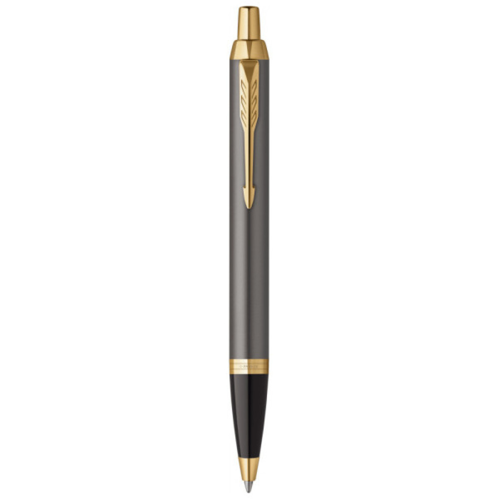Ручка кулькова Parker IM 17 Grey Lacquer GT BP блістер (21 136)
