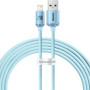 Дата кабель USB 2.0 AM to Lightning 2.0m 2.4A sky blue Baseus (CAJY001203) Дата кабель USB 2.0 AM to Lightning 2.0m 2.4A sky blue Baseus (CAJY001203)