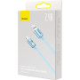 Дата кабель USB 2.0 AM to Lightning 2.0m 2.4A sky blue Baseus (CAJY001203) Дата кабель USB 2.0 AM to Lightning 2.0m 2.4A sky blue Baseus (CAJY001203)