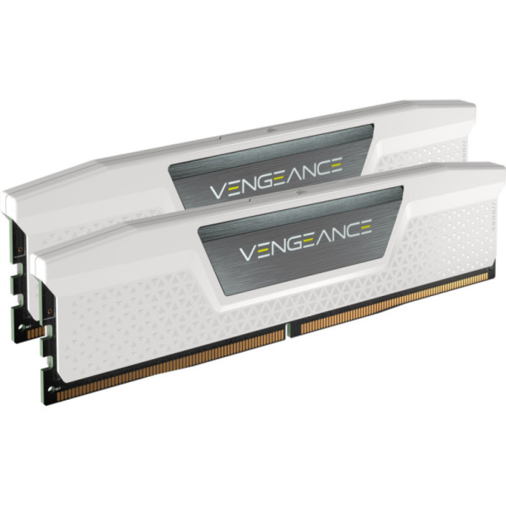 Модуль пам'яті для комп'ютера DDR5 32GB (2x16GB) 6000 MHz Vengeance White Corsair (CMK32GX5M2B6000Z30W)
