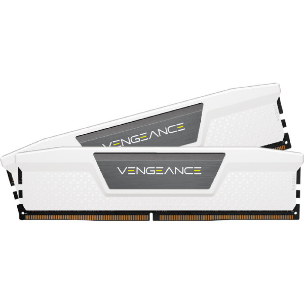 Модуль пам'яті для комп'ютера DDR5 32GB (2x16GB) 6000 MHz Vengeance White Corsair (CMK32GX5M2B6000Z30W)
