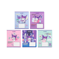 Зошит Kite Kuromi, 18 аркушів, клітинка (HK25-236-1)