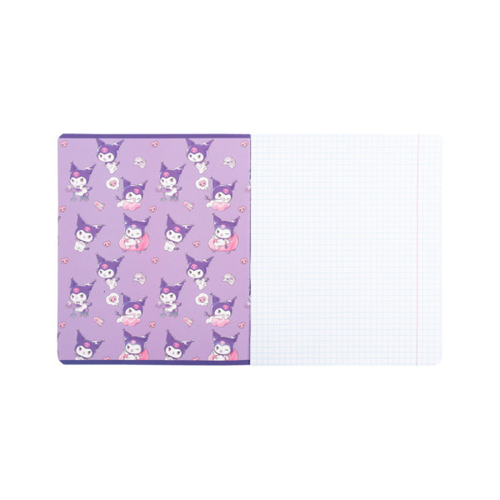 Зошит Kite Kuromi, 18 аркушів, клітинка (HK25-236-1)