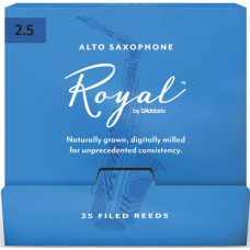 Тростина для саксофона D'Addario Royal - Alto Sax #2.5 - 25 Pack (RJB0125-B25)