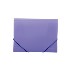 Папка на резинках Economix А4 фактура "помаранч", фіолетова (E31633-12)