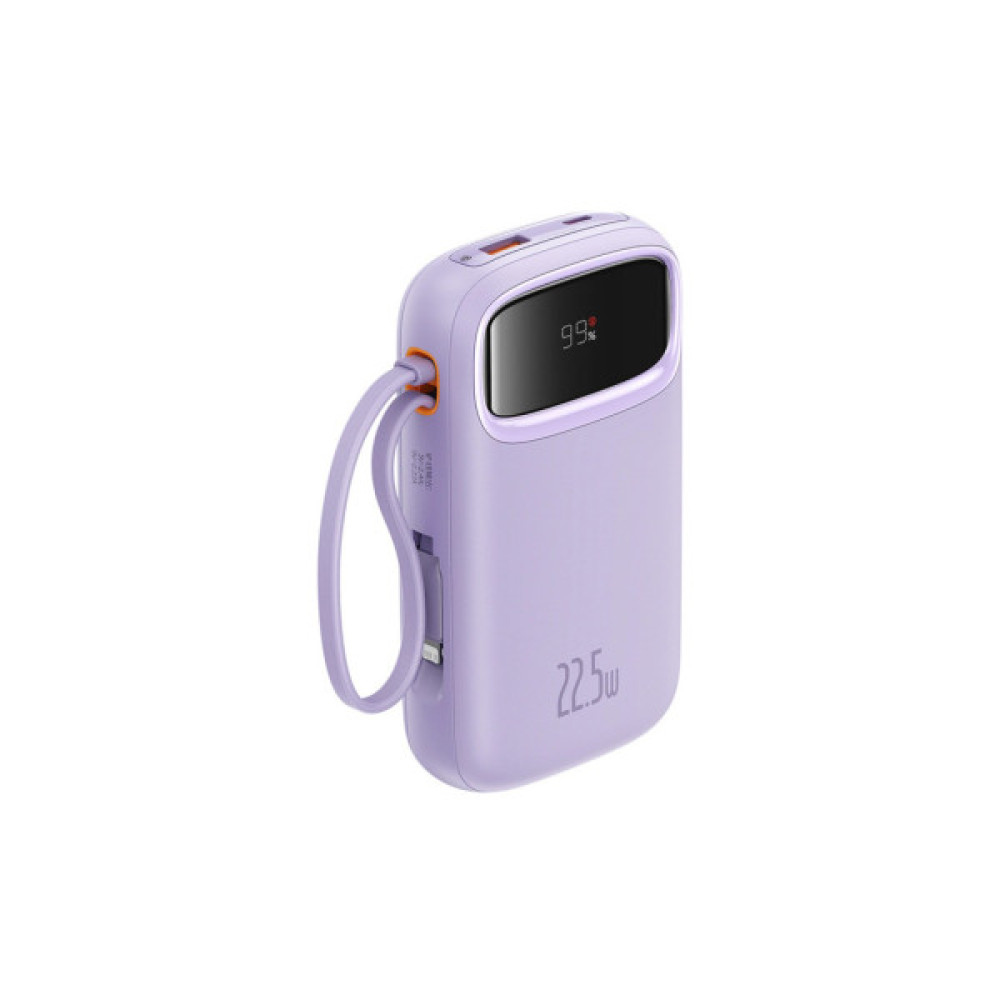 Батарея універсальна Baseus Qpow2 20000mAh 22.5W PD, QC/3.0, Purple (P10055002513-00)
