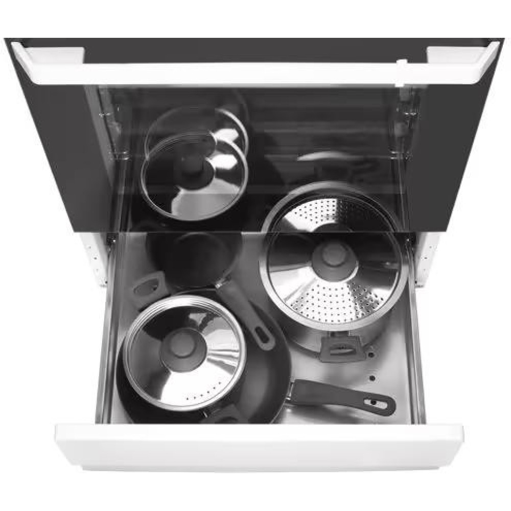 Плита Hansa електрична склокерамічна, 65л, 50x60см, дисплей, конвекція, нерж