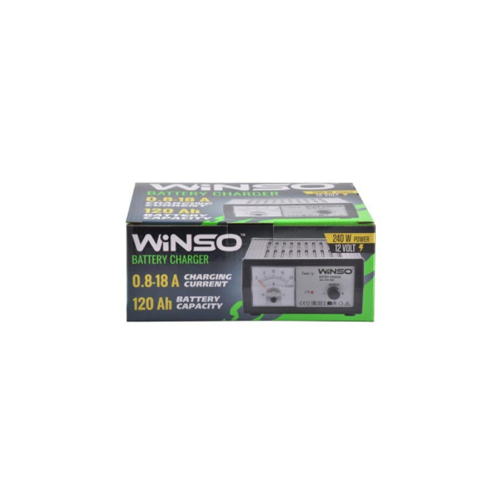 Зарядний пристрій для автомобільного акумулятора WINSO 139400