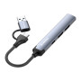 Концентратор ColorWay USB-A/USB-C 4-in-1 USB2.0х2/USB3.0/USB-C2.0 (CW-HUB06) Концентратор ColorWay USB-A/USB-C 4-in-1 USB2.0х2/USB3.0/USB-C2.0 (CW-HUB06)