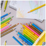 Олівці кольорові Школярик Джамбо Веселка З точилкою 12 кольорів (312118002-UA)