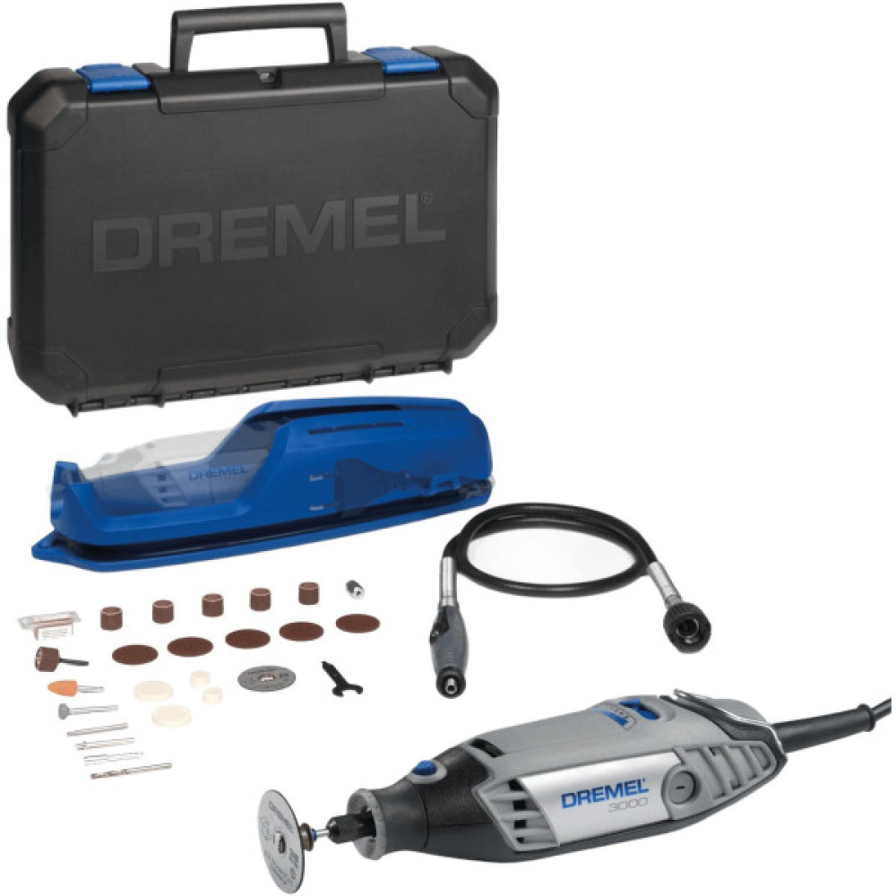 Шліфмашина шліфувально-гравірувальна Dremel 3000-1/25 130Вт 10000-33000об/хв 25 насадок кейс 0.55кг