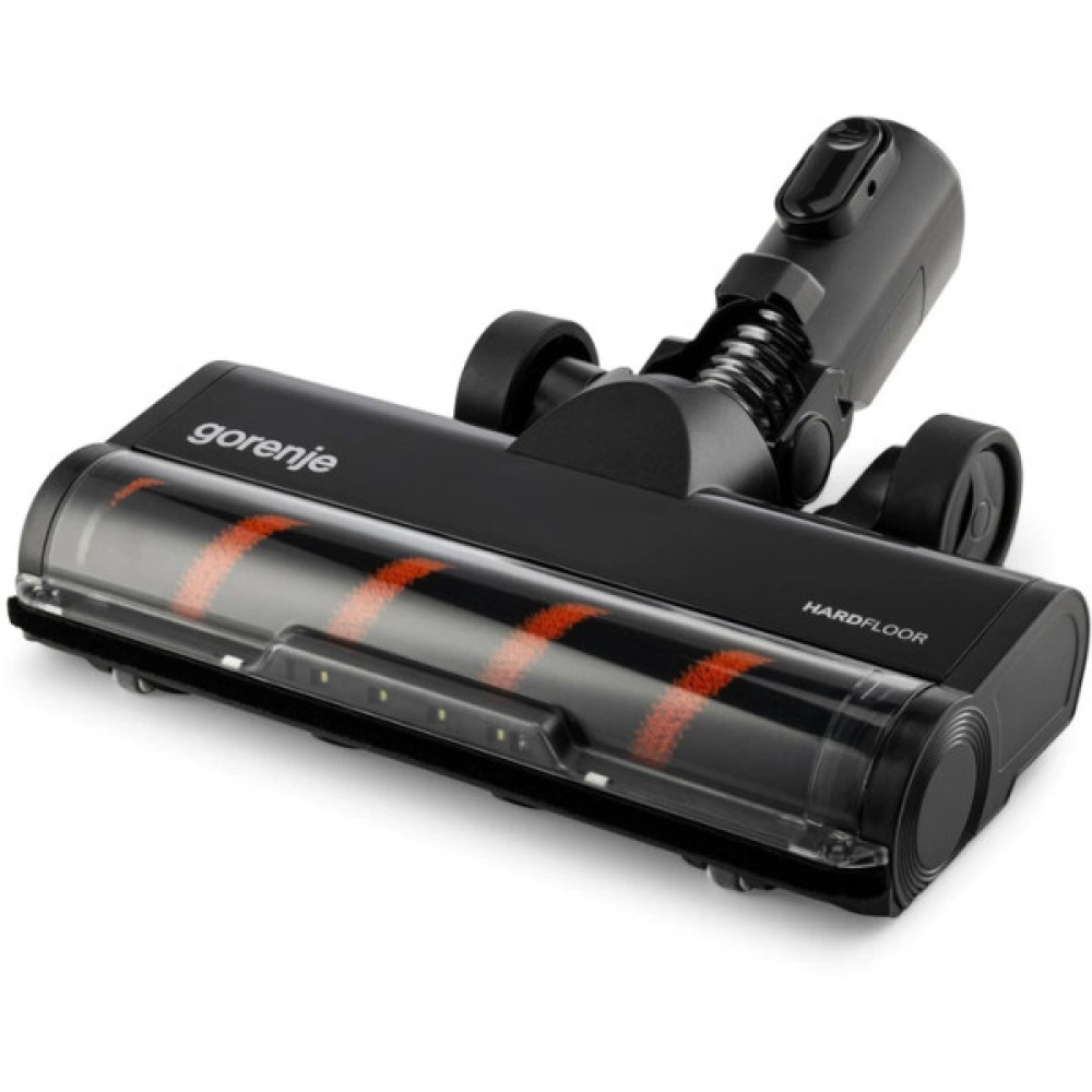 Пилосос Gorenje бездротовий, 190Вт, конт пил -0.6л, автон. робота до 60хв, HEPA, підсвічування, індикатор, турбощітка, антрацит