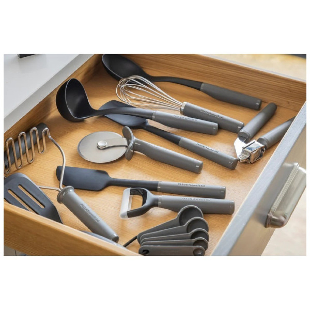 Прес для часнику KitchenAid Coreline 19 см сірий (KAS132OHCGG)