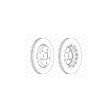 Гальмівний диск FERODO DDF2268C