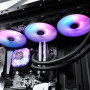 Система рідинного оxолодження SilverStone Icegem 360P-ARGB, LGA2066, 2011, 1366, 115x, 1366, TRX4TR4, AM4, AM3, AM3+, AM2, AM2+, FM1, FM2, TDP350W, чорний