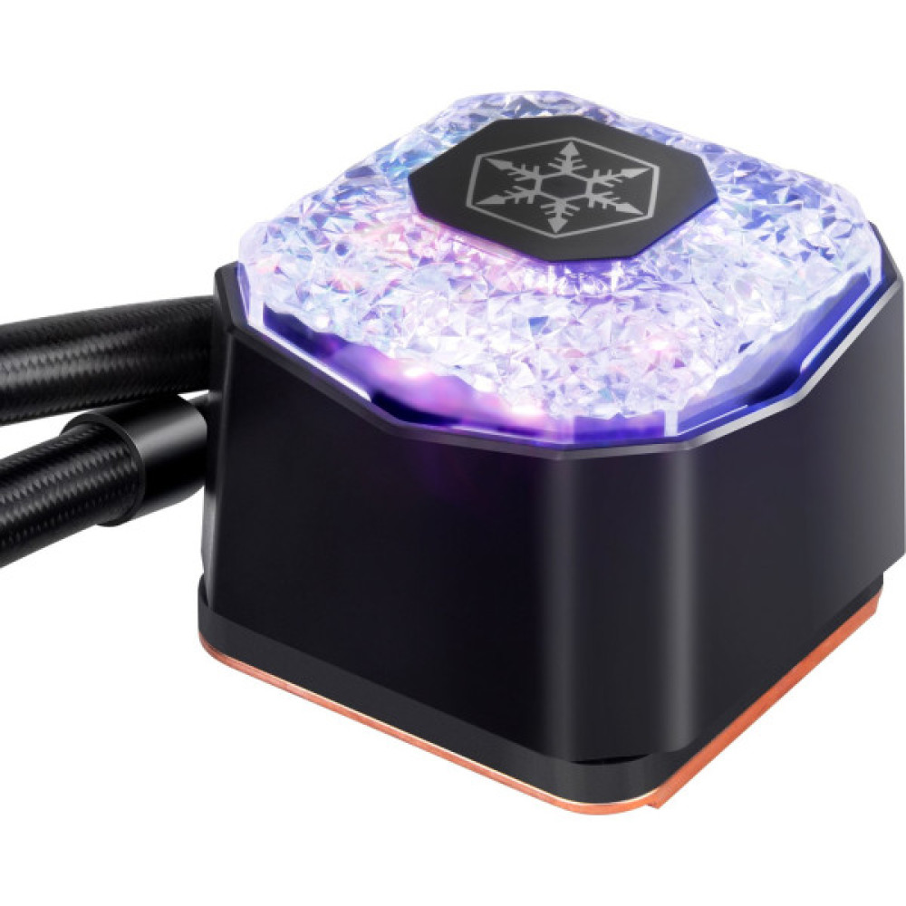 Система рідинного оxолодження SilverStone Icegem 360P-ARGB, LGA2066, 2011, 1366, 115x, 1366, TRX4TR4, AM4, AM3, AM3+, AM2, AM2+, FM1, FM2, TDP350W, чорний