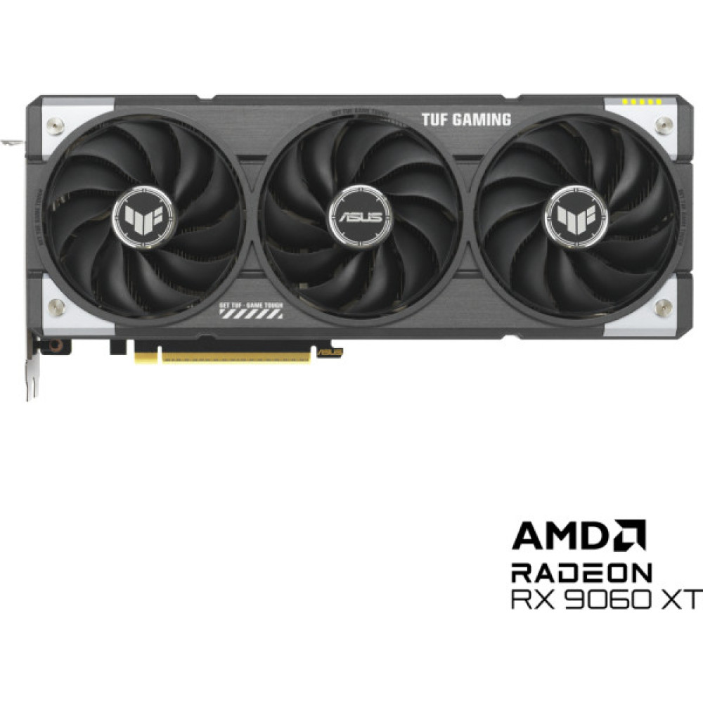 Відеокарта ASUS Radeon RX 9060 XT 16Gb TUF OC GAMING (TUF-RX9060XT-O16G-GAMING)