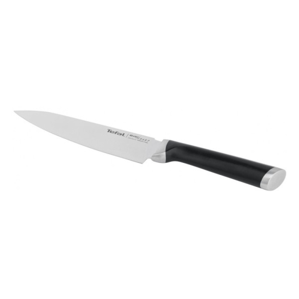 Кухонний ніж Tefal Eversharp, 16.5см, з чохол-точило нержавіюча сталь, чорний (K2569004) Кухонний ніж Tefal Eversharp, 16.5см, з чохол-точило нержавіюча сталь, чорний (K2569004)