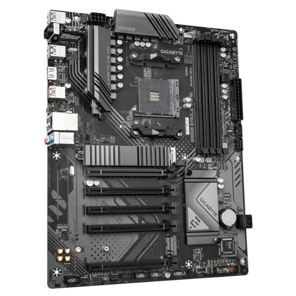 Материнська плата GIGABYTE B550 EAGLE WIFI6 sAM4 B550 4xDDR4 M.2 Wi-Fi BT HDMI ATX