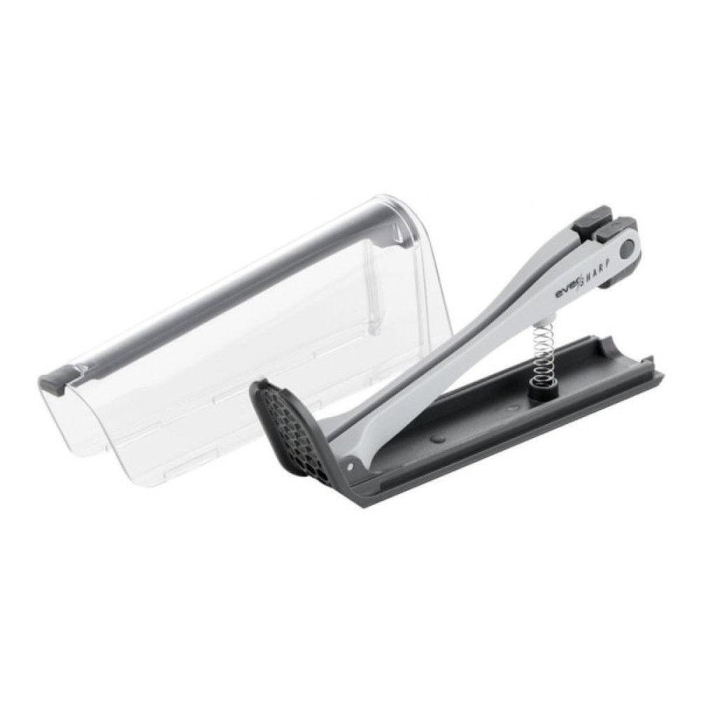 Кухонний ніж Tefal Eversharp, 16.5см, з чохол-точило нержавіюча сталь, чорний (K2569004)