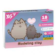Пластилін Yes Pusheen 18 кольорів 360 г (540695)