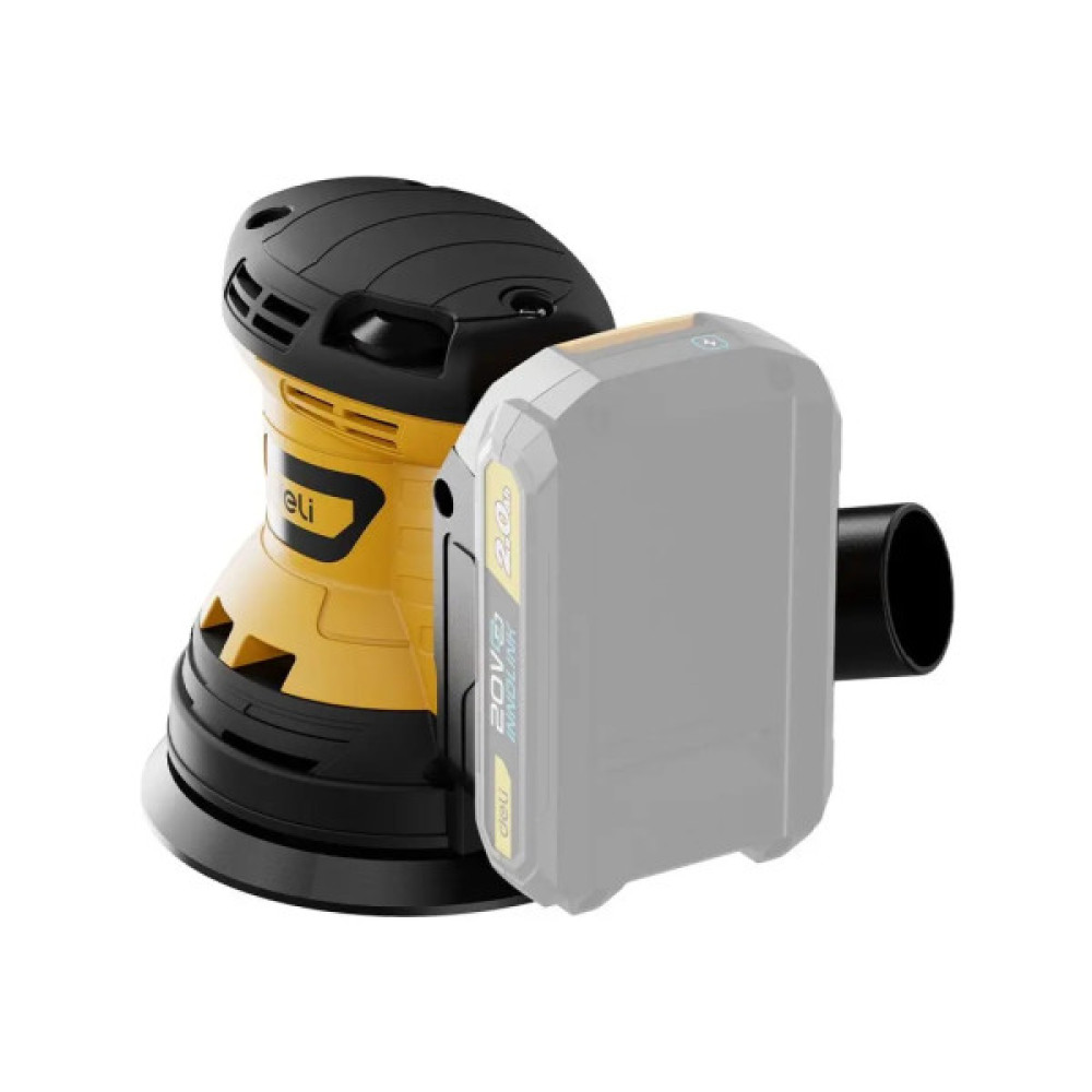 Шліфувальна машина Deli 20V, 125 мм (без АКБ та ЗП) (EDC891Z)