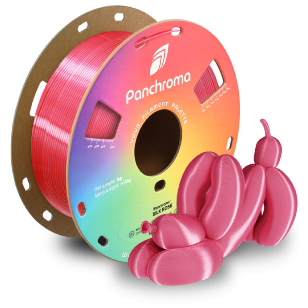 Пластик для 3D-принтера Polymaker PLA PANCHROMA SILK 1,75mm 1kg ROSE (CA03016)