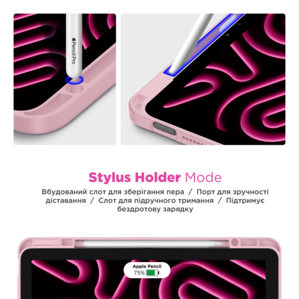 Чохол до планшета Armorstandart Y-Type PEN Redmi Pad Pro / Poco Pad Pink (ARM85546)