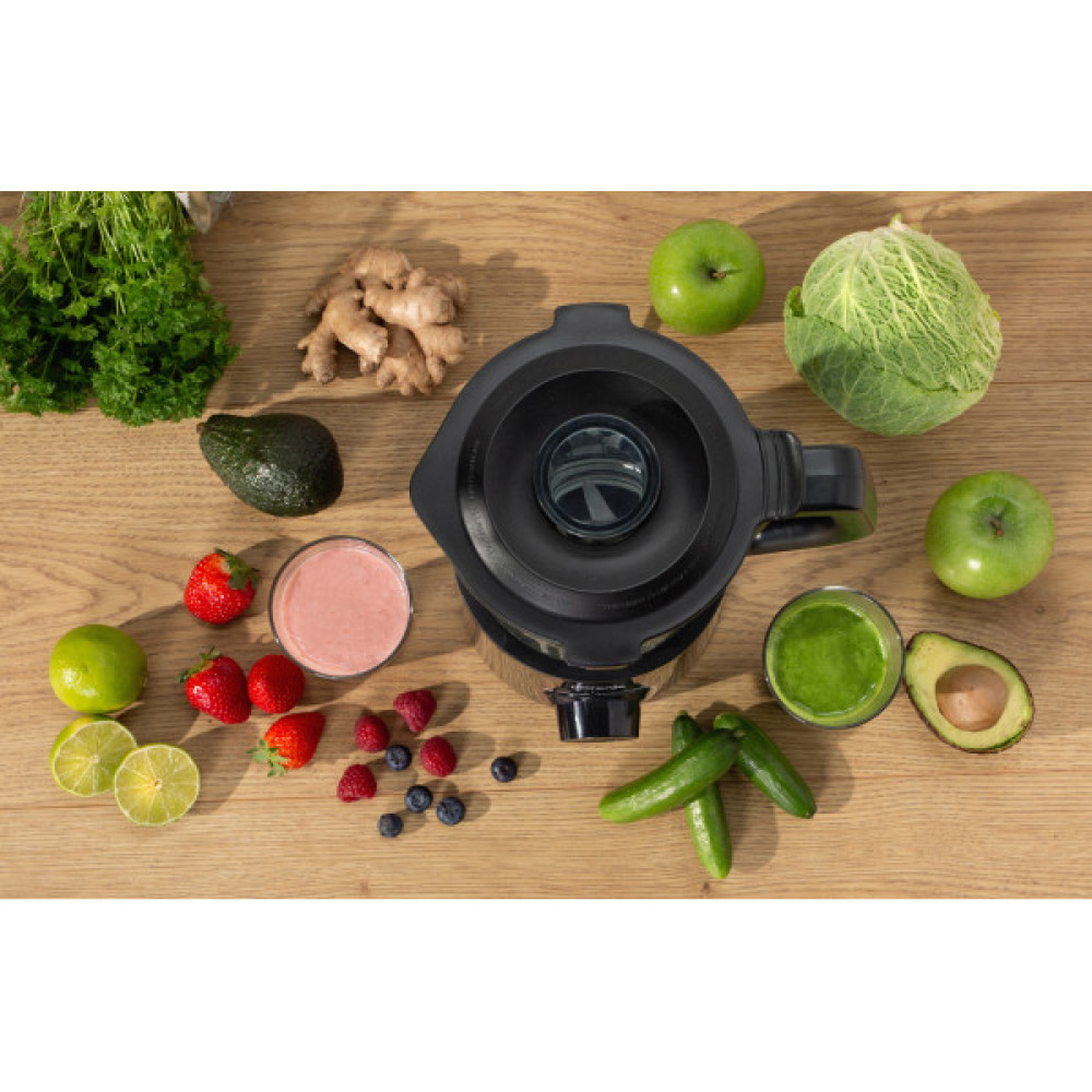 Блендер Gorenje стаціонарний 800Вт, чаша-1500мл, скло, чорний