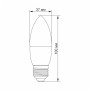 Лампочка Videx LED C37e 7W E27 3000K 220V (VL-C37e-07273) Лампочка Videx LED C37e 7W E27 3000K 220V (VL-C37e-07273)