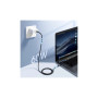 Дата кабель USB-C to USB-C 1.2m 60W braided black Choetech (XCC-1014)