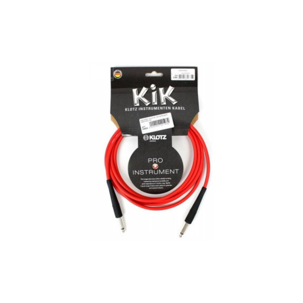Інструментальний кабель Klotz KIK Instrument Cable Red 3 m (228225)
