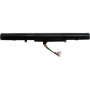 Акумулятор до ноутбука ASUS X450J A41-X550E, 37Wh (2500mAh), 4cell, 14.4V, Li-ion, black (A47765) Акумулятор до ноутбука ASUS X450J A41-X550E, 37Wh (2500mAh), 4cell, 14.4V, Li-ion, black (A47765)