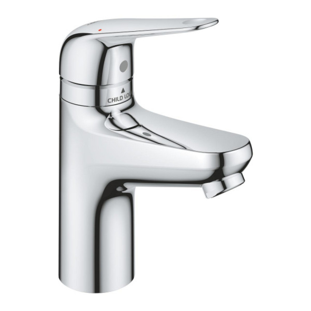Змішувач для раковини Grohe Swift  довж. виливу - 82мм, неповоротний, 1 важіль, хром