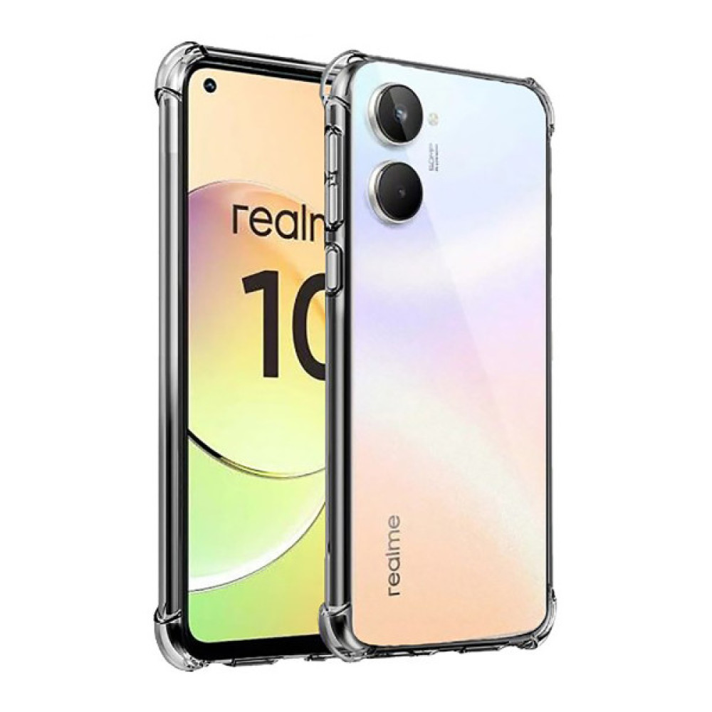 Чохол до мобільного телефона BeCover Anti-Shock Realme 10 Clear (708927) Чохол до мобільного телефона BeCover Anti-Shock Realme 10 Clear (708927)