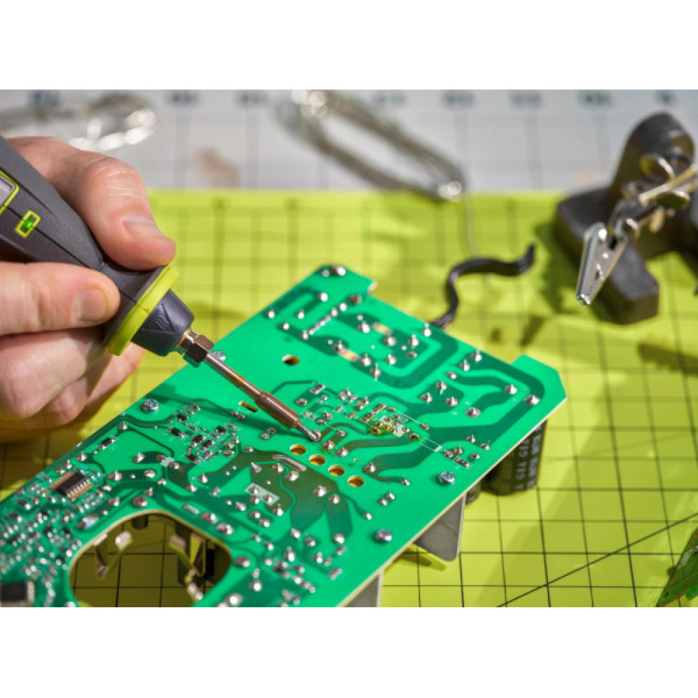 Паяльник акумуляторний Ryobi USB Lithium RSI4-120G 4В 2А·год 460°С світлодіодне підсвічування 0.1кг
